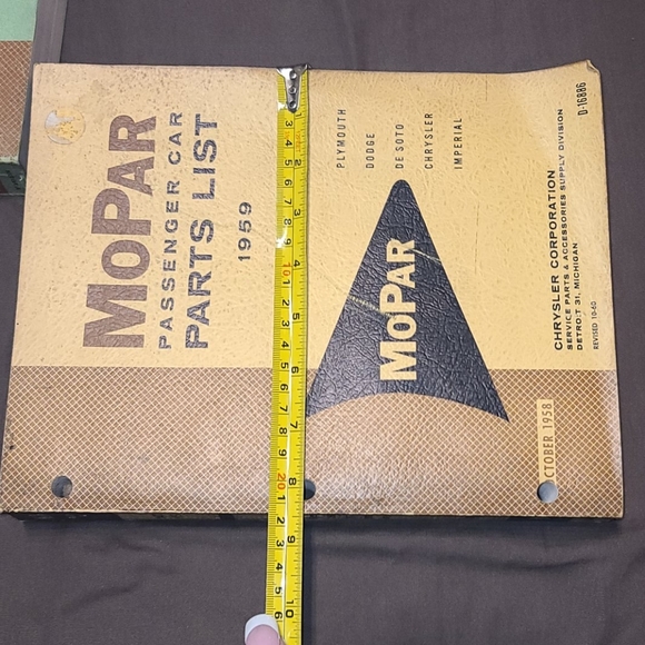 Original 1959&60 Mopar Passenger Car Parts Catalog - Picture 11 of 12